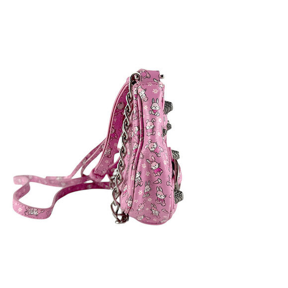 Balenciaga Handbags - Balenciaga Bunny Bag Shoulder Pink Cagoule Le Leather Handbag